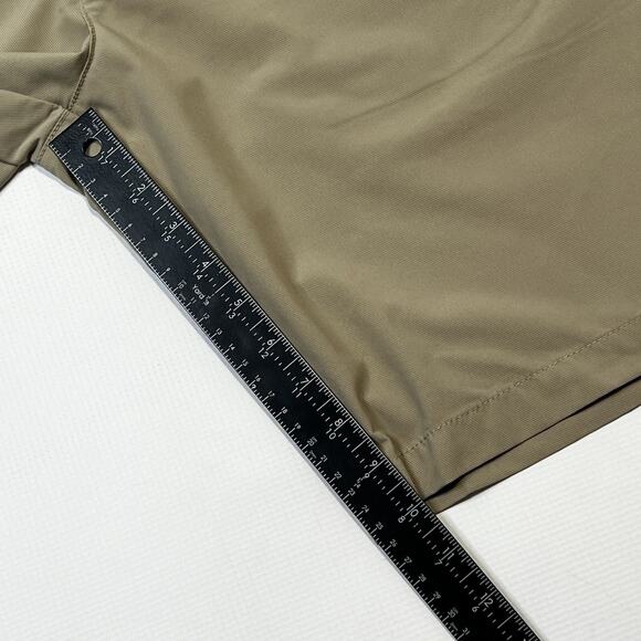 Travis Mathew Khaki Tan Golf Shorts Men's Size 32 Nylon Polyester 10” Inseam - Picture 6 of 16